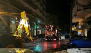 Δράμα : Ξαφνική μεγάλη νεροποντή - Τεράστιος ο όγκος  νερού και χαλαζιού έπεσε μέσα σε λίγα λεπτά