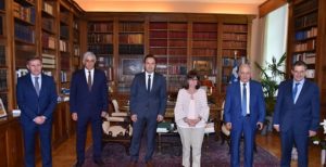 ΚΕΔΕ : Συνάντηση του Προέδρου της ΚΕΔΕ Δ. Παπαστεργίου και του Προεδρείου της Ένωσης, με την Πρόεδρο της Ελληνικής Δημοκρατίας.