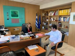 Λυκόβρυση Πεύκη : Με την  Γενική Γραμματέα Α’ Βαθμιας και Β’ Βαθμιας εκπαίδευσης στο Υπουργείο Παιδείας συναντήθηκε ο Δήμαρχος