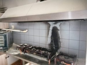 Ραφήνα Πικέρμι:  Φωτιά στα μαγειρεία της ενορίας της Παντοβασίσσης στη Ραφήνα.