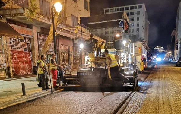 Αθήνα : Συνεχίζονται οι Ασφαλτοστρώσεις στην πρωτεύουσα