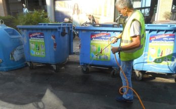 Φιλοθέη  Ψυχικό: Ο Δήμος πλένει και απολυμαίνει εντατικά  όλους τους κάδους απορριμμάτων και ανακύκλωσης και στις 3 Κοινότητες