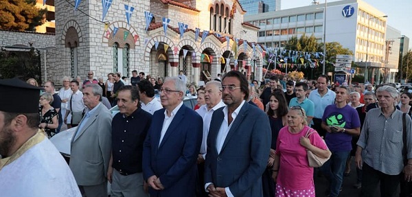 Μαρούσι: Ο Δήμαρχος παραβρέθηκε στο Μεθεόρτιο Εσπερινό και τη λιτανεία της Παναγίας των Βλαχερνών