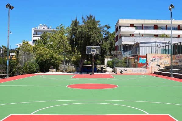 Νέα Ιωνία :  Ανακατασκευή του ανοικτού γηπέδου μπάσκετ στην πλατεία Μακελαράκη στον Περισσό