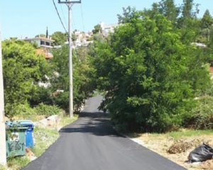 Πεντέλη : Συνεχίζονται  οι ασφαλτοστρώσεις στη Δ.Κ. Πεντέλης