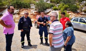 ΣΠΑΥ : Αυτοψία στον Υμηττού στα σημεία που πραγματοποιήθηκαν εργασίες του Συνδέσμου για την συντήρηση των δασικών δρόμων και την κοπή ξερών χόρτων