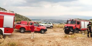 ΣΠΑΥ: Πυρκαγιά στον Υμηττό από πτώση κεραυνού ΣΠΑΥ: Πυρκαγιά στον Υμηττό από πτώση κεραυνού