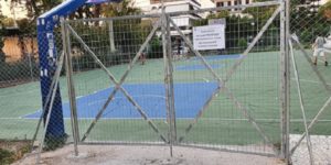 Ελληνικό Αργυρούπολη: Ανακαινίστηκε το ανοιχτό γήπεδο μπάσκετ στο Μετρό Αργυρούπολης