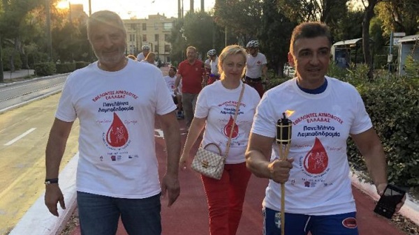 Ελλάδα: Ξεκίνησε το ταξίδι της η 18η λαμπαδηδρομία Συλλόγων και Φορέων Εθελοντών Αιμοδοτών με την Τελετή της Αφής της «Φλόγας της Αγάπης»