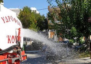 Μεταμόρφωση: Χθες έγιναν πλύσεις και απολυμάνσεις σε παιδικές  χαρές  και δημοσίους χώρους