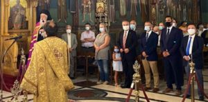 Παπάγου Χολαργός: Ο Δήμαρχος παραμονή της εορτής του Αγίου Αλεξάνδρου στον Ιερό Ναό Αγίας Σκέπης - Αγίου Αλεξάνδρου στον Παπάγο