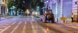 Περιφέρεια Αττικής : Συνεχίζονται  οι  ασφαλτοστρώσεις στις  μεγάλες  οδικές αρτηρίες της Αθήνας - Ασφαλτόστρωση Πατησίων