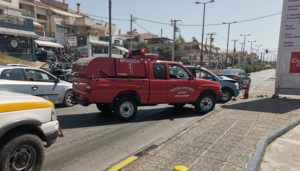 Βριλήσσια : Στην οδό Αναπαύσεως ένα αυτοκίνητο έχασε τον έλεγχο και έπεσε σε ταμπέλα Βενζινάδικου