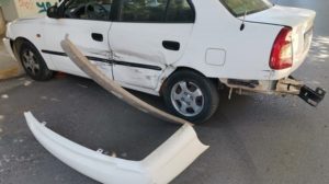Βριλήσσια: Τροχαίο ατύχημα στην οδό Σαλαμίνος και Μπακογιάννη