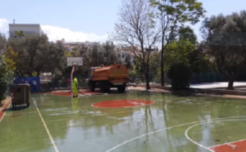 Βριλήσσια: Εργασίες καθαρισμού και απολύμανσης σε όλα τα σχολικά της πόλης για να υποδεχτούν με ασφάλεια μαθητές και εκπαιδευτικούς