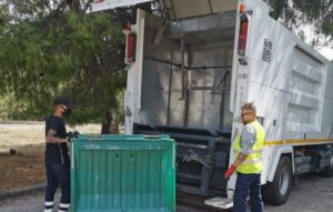 Διόνυσος:  Συνεχίζεται το πλύσιμο των κάδων σε όλες τις Δημοτικές Κοινότητες του Δήμου