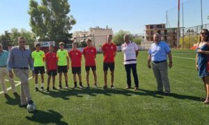 Αργυρούπολη Ελληνικό: Πρώτη επίσημη προπόνηση των Σουρμένων στο νέο γήπεδο της ομάδας παρουσία του  Δήμαρχου