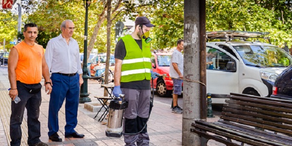 Κηφισιά:  Συνεχίζονται οι απολυμάνσεις  δημοτικών χώρων και σχολείων όλων των βαθμίδων στον Δήμο