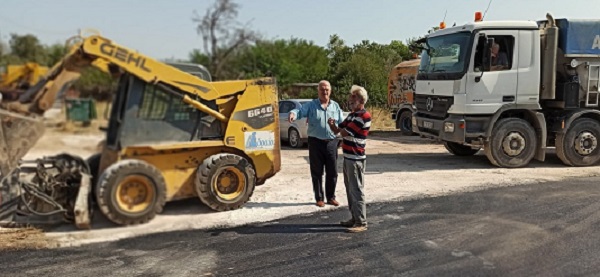 Παλλήνη: Ολοκληρώθηκαν τα έργα οδοστρωσίας στην Κάτω Μπαλάνα.