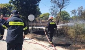 Ραφήνα Πικέρμι: Κατασβέστηκε πλήρως η  Φωτιά που ξέσπασε στον οικισμό Δροσιά