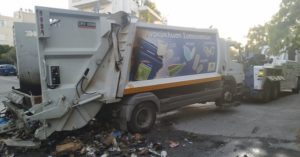 Χαλάνδρι: Φωτιά σε απορριμματοφόρο του Δήμου από ανάφλεξη υλικών σε κάδο ανακύκλωσης