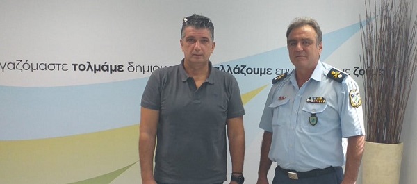 Βριλήσσια: Η ασφάλεια των πολιτών στο επίκεντρο της συνάντησής του Δημάρχου με τον Διευθυντή της Αστυνομικής Διεύθυνσης Β/Α Αττικής Ταξίαρχο Παναγιώτη Κολλίντζα
