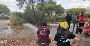 Βριλήσσια: Εκπαίδευση πυροπροστασίας από την πολιτική προστασία του Δήμου στους μικρούς προσκόπους της πόλης