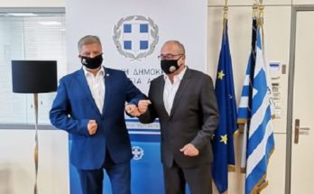 Ηράκλειο: Συνάντηση του Περιφερειάρχη Αττικής με τον Δήμαρχο