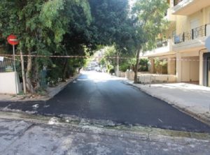 Παλλήνη: Συνεχίζονται οι ασφαλτοστρώσεις στον Γέρακα
