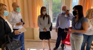 Πεντέλη:  Η Υφυπουργός Υγείας  Ζωή Ράπτη στο Δήμο Πεντέλης