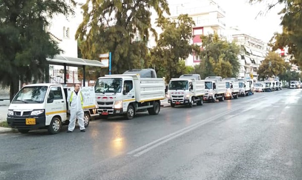 Αθήνα: Δράση καθαρισμού και αποκατάστασης στην Λαμπρινή από την υπηρεσία  καθαριότητας του Δήμου