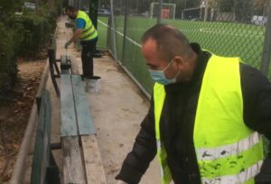 Αθήνα:  Δράση καθαρισμού και αποκατάστασης στην 2ηΔημοτική Κοινότητα στην πλατεία Χελντραϊχ στο Νέο  Κόσμο από την  ομάδα καθαριότητας του Δήμου