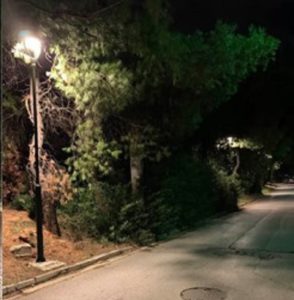 Κηφισιά: Νέα φωτιστικά σύγχρονης τεχνολογίας τύπου LED στους δρόμοι και τις γειτονιές της Εκάλης
