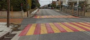 Παλλήνη: Έργα διαγραμμίσεων οδών για ασφαλείς μετακινήσεις στην πόλη