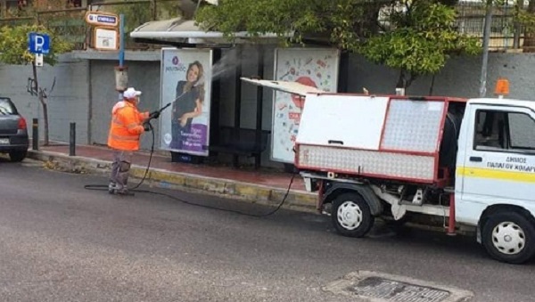 Παπάγου Χολαργός: Η υπηρεσία καθαριότητας του Δήμου καθημερινά στην πρώτη γραμμή