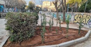Νέο Ηράκλειο: Ο Δήμος φυτεύει τα παρτέρια της οδού Κηφισίας