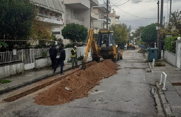 Πεντέλη : Συνεχίζονται με αμείωτο ρυθμό  τα έργα επέκτασης του δικτύου Φυσικού Αερίου στην Δ.Κ Μελισσίων