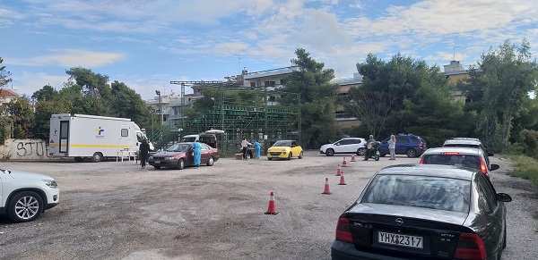 Πεύκη Λυκόβρυση : Ξεκίνησαν τα δωρεάν drive through rapid tests σε συνεργασία με τον ΕΟΔΥ