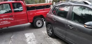 Βριλήσσια: Τροχαίο ατύχημα στην οδό 28ης Οκτωβρίου και Θερμοπυλών