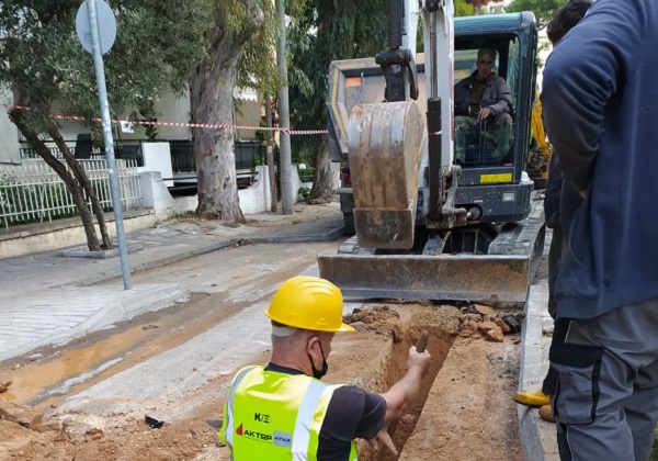 Κηφισιά: Ξεκίνησαν και πάλι οι εργασίες για το φυσικό αέριο στη Νέα Ερυθραία