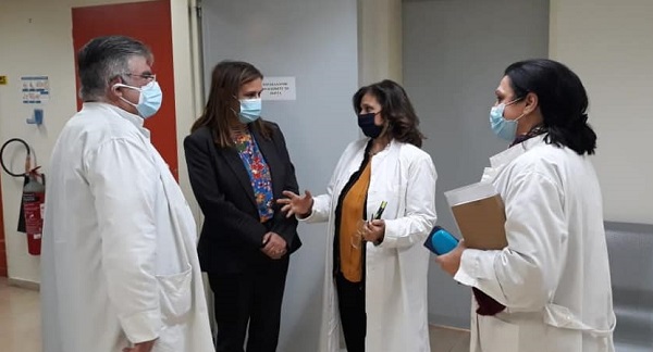 Μαρούσι : Η Υφυπουργός Υγείας, Ζωή Ράπτη επισκέφτηκε το  Κέντρο Υγείας και Εμβολιαστικό Κέντρο Αμαρουσίου