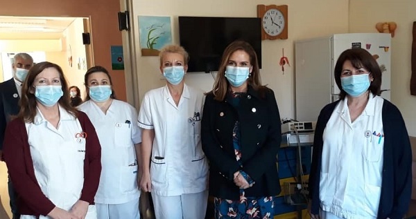 Νέα Ιωνία : Η Υφυπουργός Υγείας Ζωή Ράπτη επισκέφθηκε το Κωνσταντοπούλειο Γ. Νοσοκομείο Ν. Ιωνίας «Αγία Όλγα»