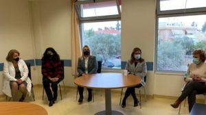 Ελλάδα: Η  Υφυπουργός Υγείας Ζωή Ράπτη επισκέφθηκε σήμερα Γενικό  Νοσοκομείο Σισμανόγλειο
