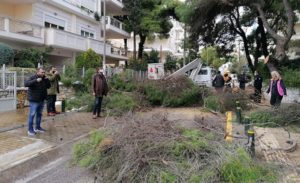 Μαρούσι: Τα συνεργεία του Δήμου επιχειρούν αδιάκοπα για την αποκατάσταση των προβλημάτων που δημιούργησε η «Μήδεια»