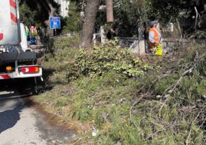 Ο Μαρούσι : Συνεχίζονται  αδιάκοπα οι εργασίες αποκατάστασης που δημιούργησε η κακοκαιρία «Μήδεια»