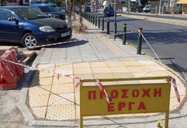 Παλλήνη: Καινούρια και ασφαλή πεζοδρόμια, σε όλο τον Δήμο