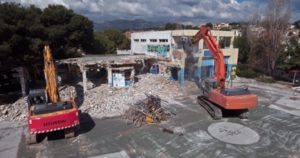 Διόνυσος: Ξεκίνησαν τα μηχανήματα το γκρέμισμα του 1ο Δημοτικού Σχολειού Κρυονερίου για την ανέγερση του  νέου σύγχρονου 12θεσιου Σχολειού