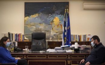 Πεύκη Λυκόβρυση: Ο Δήμαρχος συνάντησε την Υπουργό Παιδείας Νίκη Κεραμέως