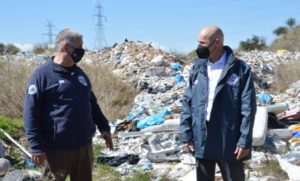 ΣΠΑΠ : Συνεχίζονται οι εκτεταμένες εργασίες αποκομιδής σκουπιδιών και μπαζών στο πρώην Λατομείο Μουζάκη στο Πεντελικό
