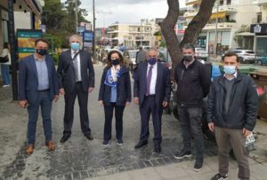 Βριλησσίων: Τα καταστήματα του Δήμου επισκέφτηκαν σήμερα Παρασκευή 16/4 αντιπροσωπεία του ΕΕΑ της Περιφέρειας και τον Δήμαρχο Βριλησσίων